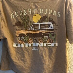 Official ford bronco desert bound cropped tee